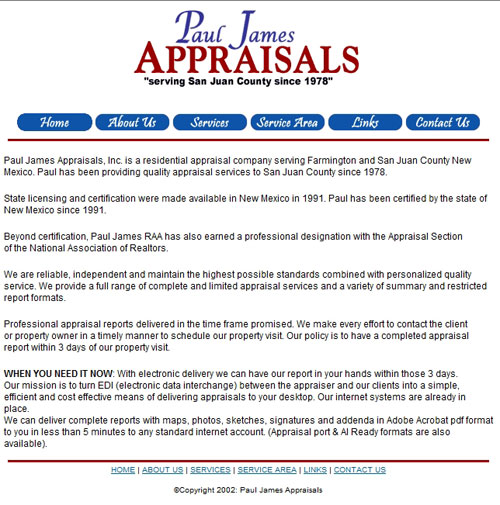 About PJ Appraisals